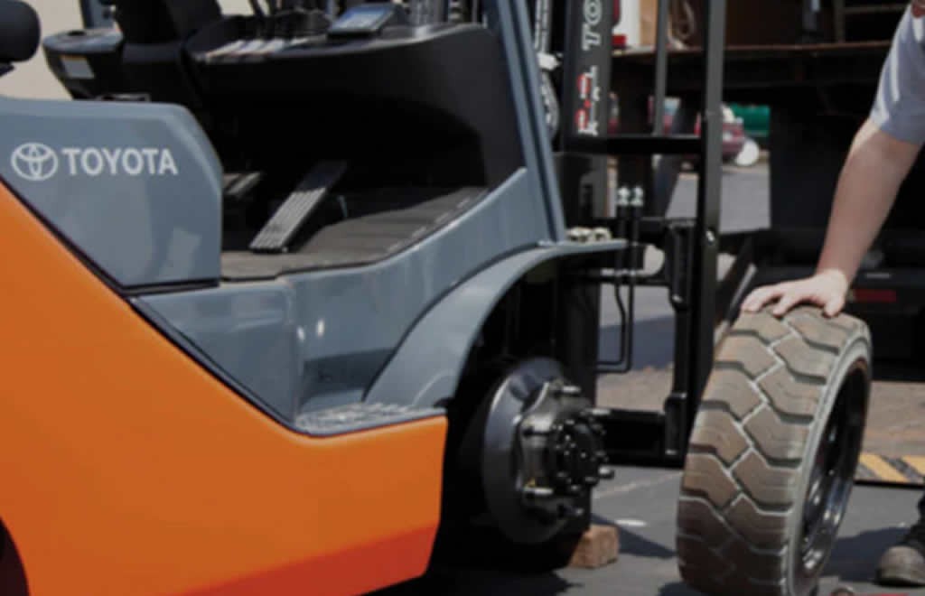 forklift lastik tamir